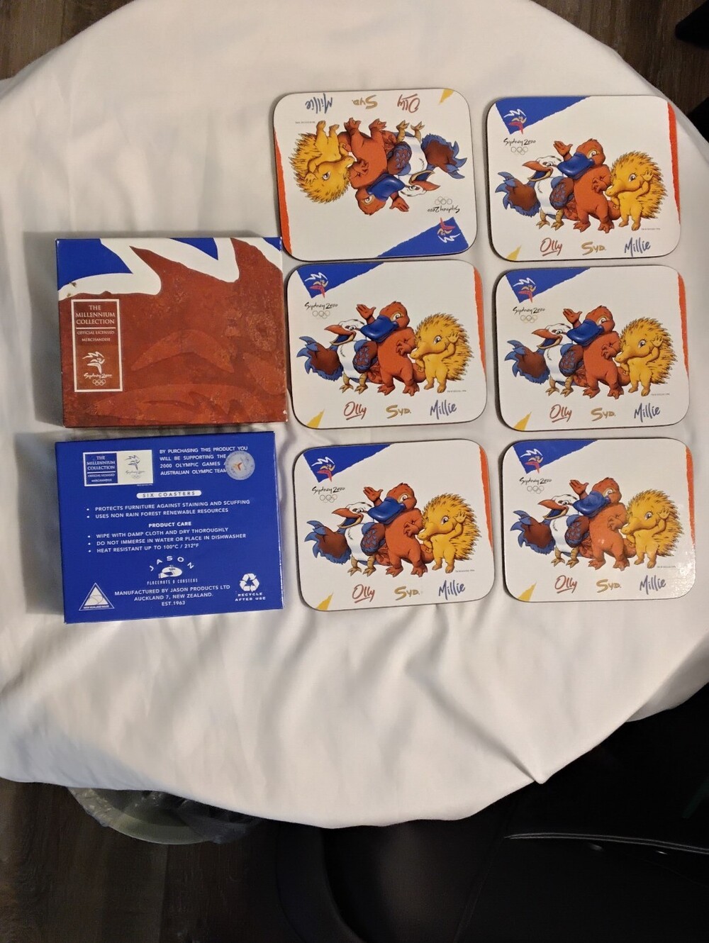 Syndney 2000 OLYMPIC GAMES Coaster Set By Jason- Licensed Collection